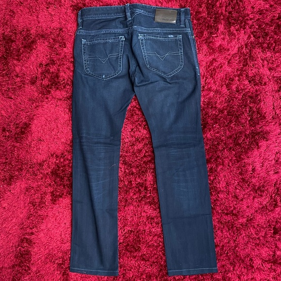 Diesel Thanaz Slim Skinny Blue Jeans 32 x 32 Light 0601K - Picture 2 of 13